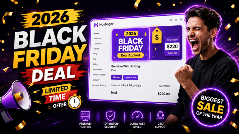 Hostinger Black Friday Deals 2026
