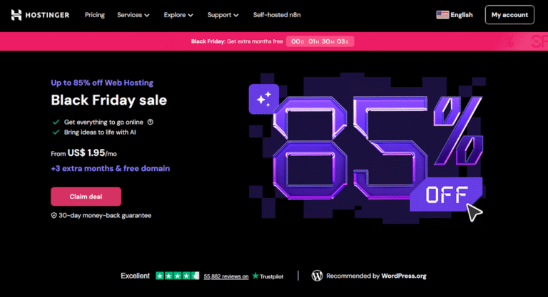 Hostinger Black Friday Deals 2026