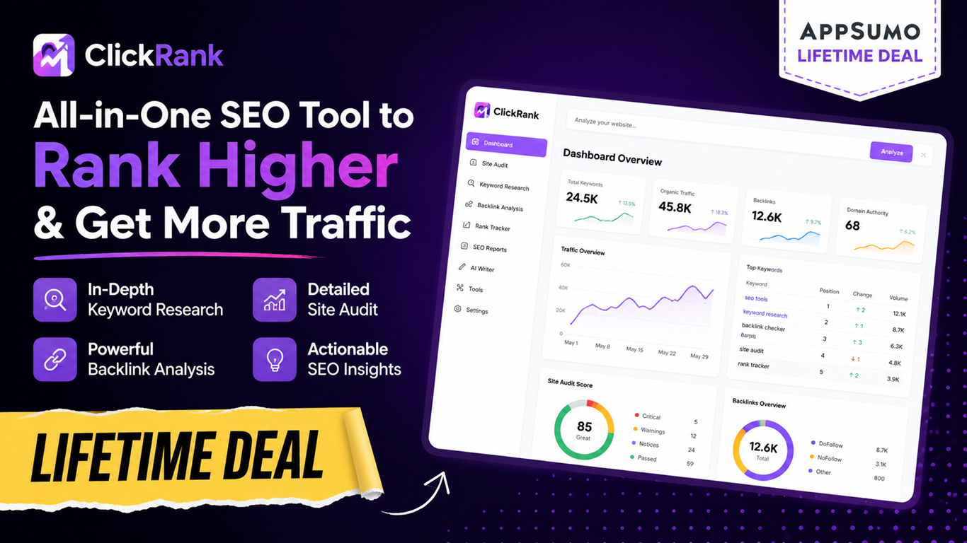 ClickRank Lifetime Deal