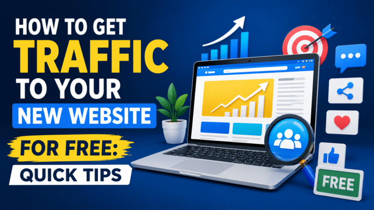How To Get Traffic To Your New Website For Free