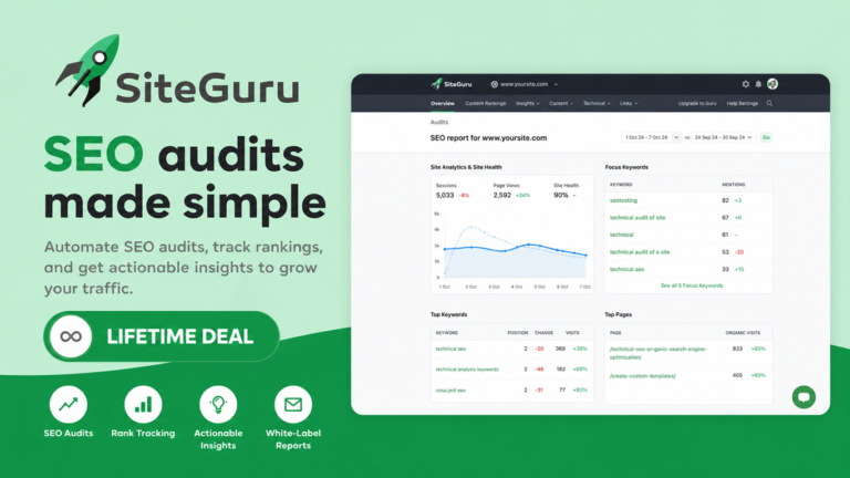 SiteGuru Lifetime Deal