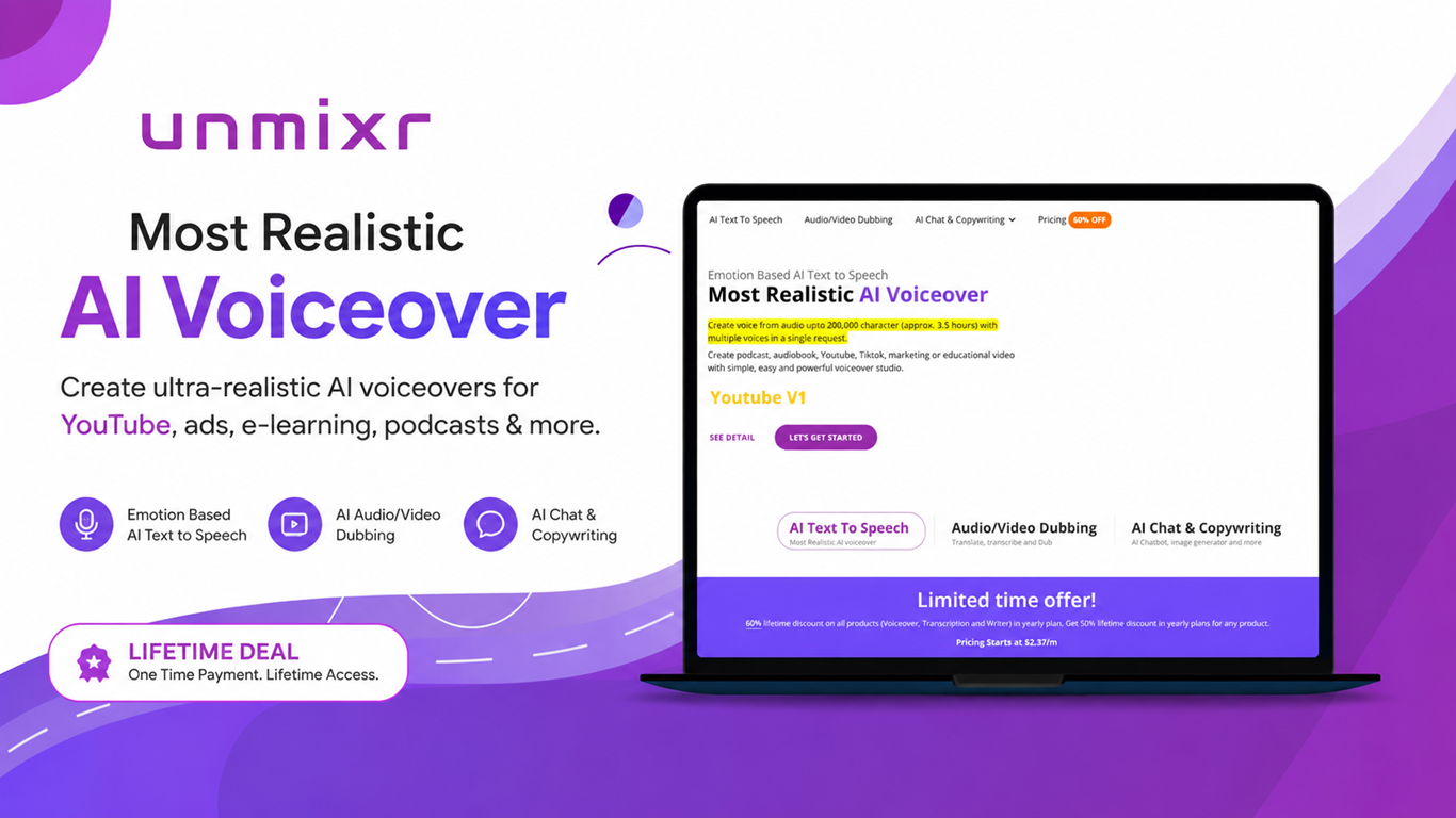 Unmixr AI Lifetime Deal