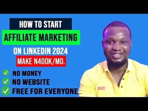 How To Start Affiliate Marketing On LinkedIn