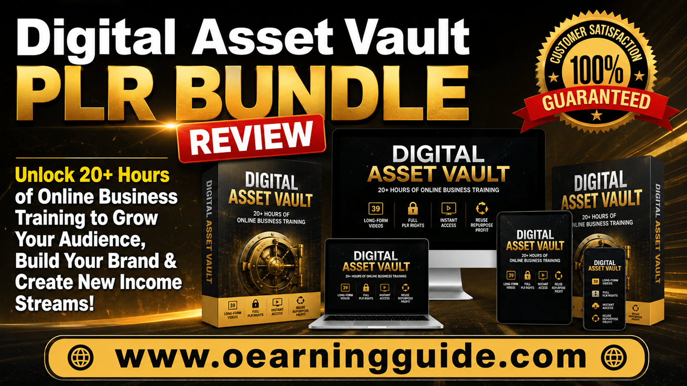 Digital Asset Vault PLR Bundle Review