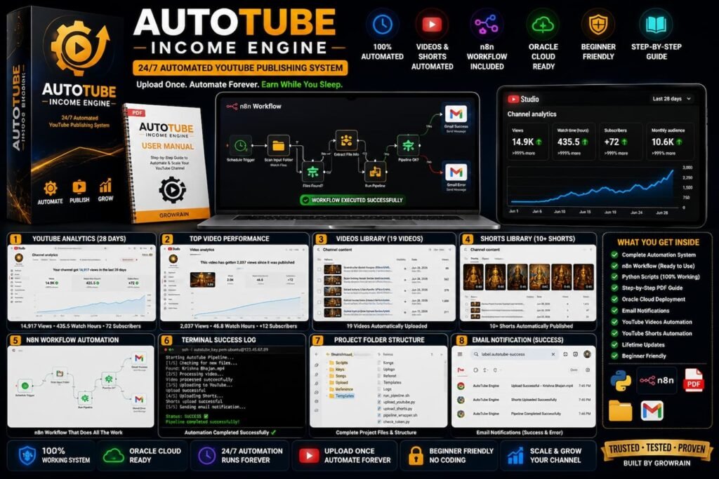 AutoTube Income Engine Review