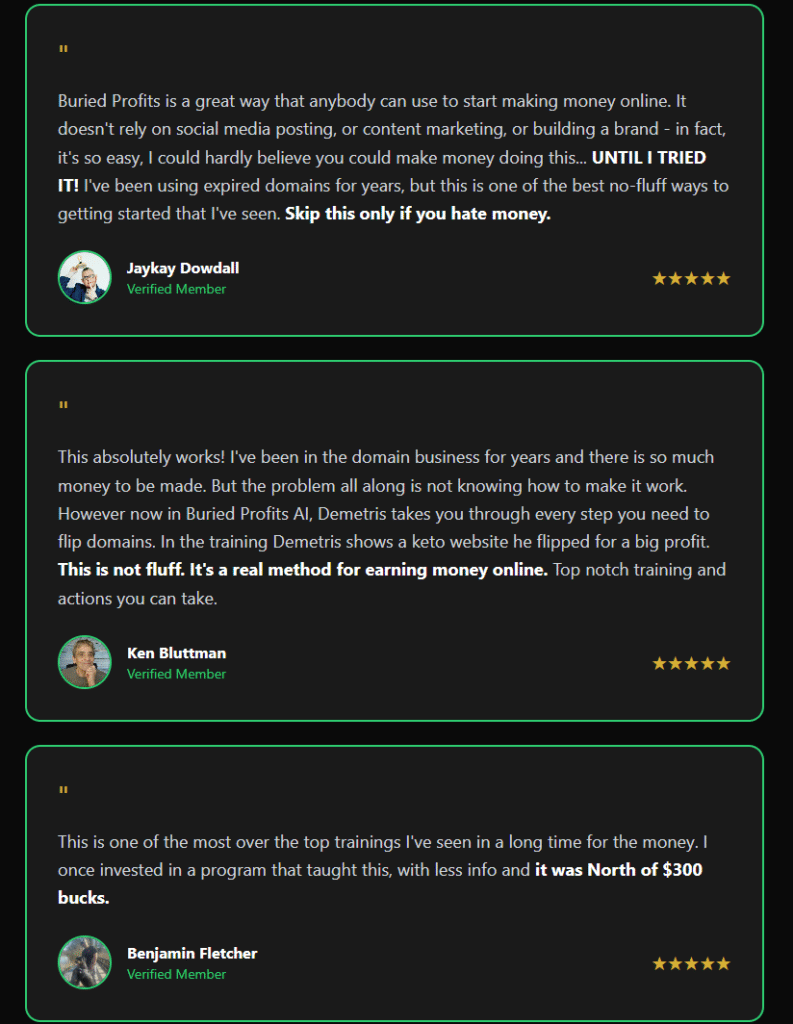 Buried Profits AI Review