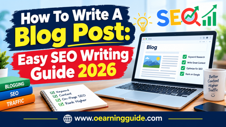 How To Write A Blog Post