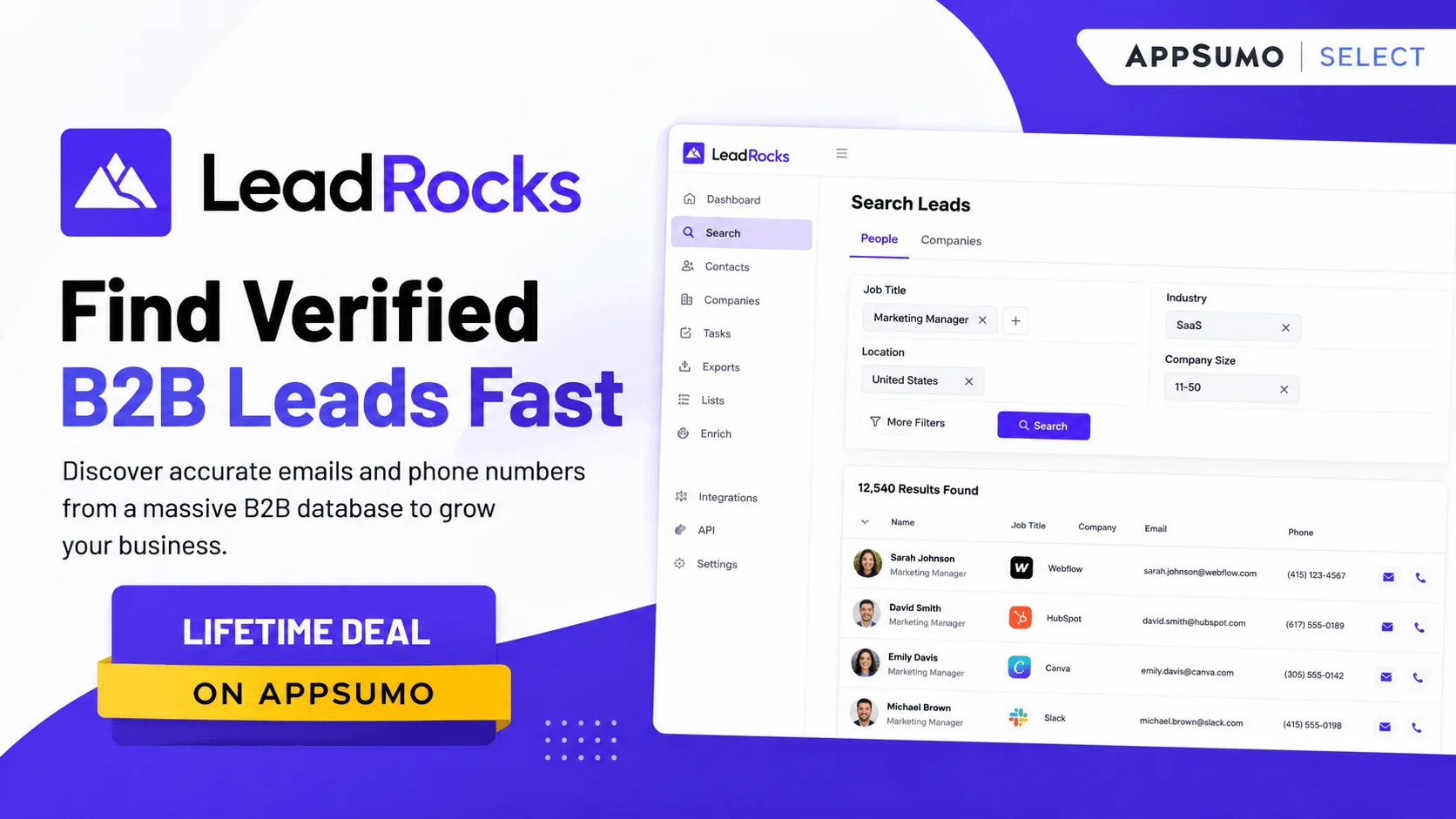LeadRocks Lifetime Deal