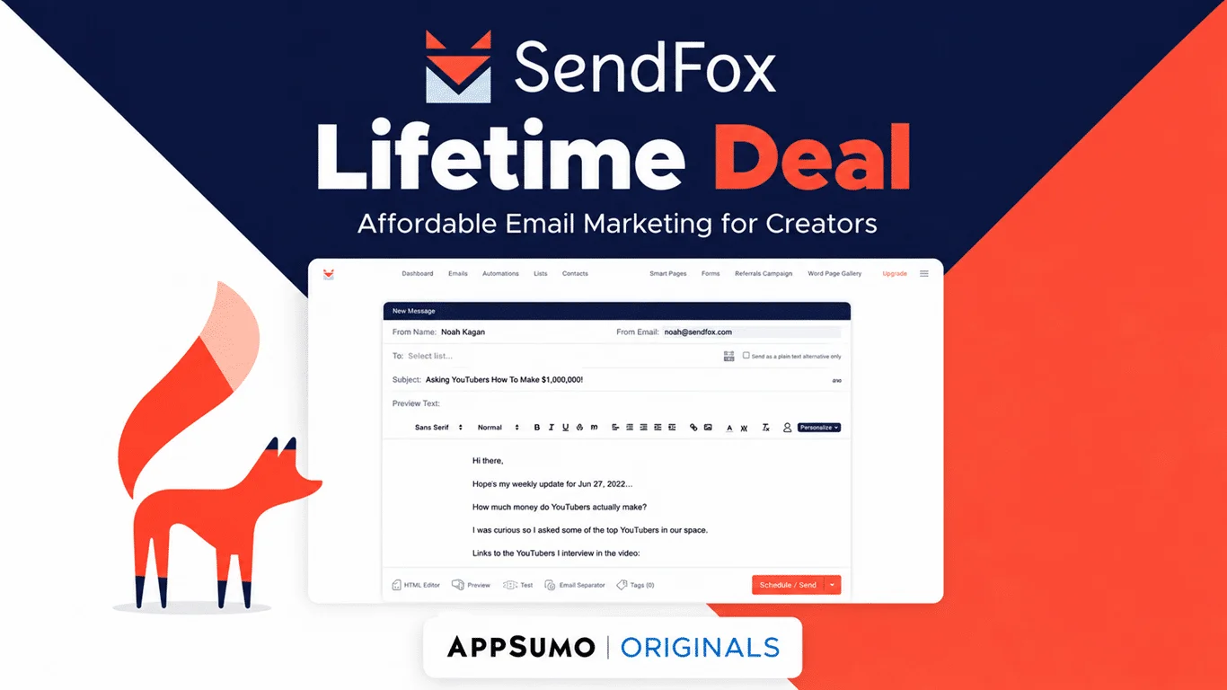 SendFox Lifetime Deal